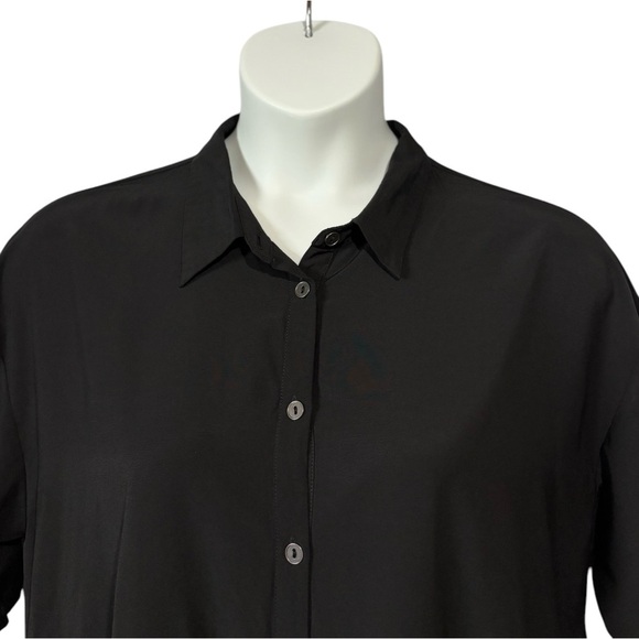 NWOT, Mittoshop, Black Button-Up Dress, XL - Picture 3 of 8